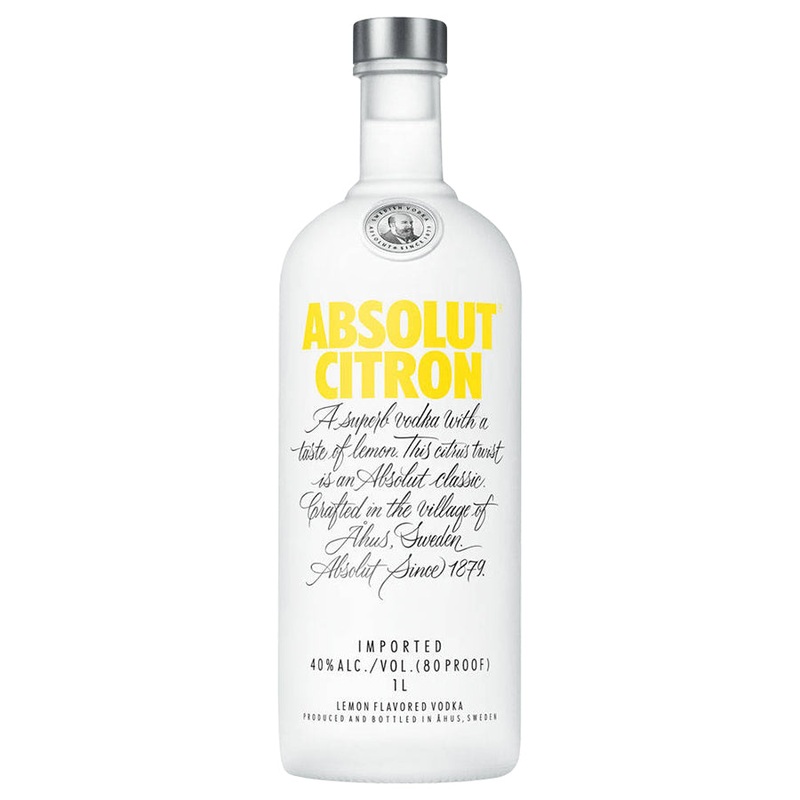 ABSOLUT VODKA  CITRON|1L .